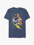 Marvel Rivals John Storm And Reed Garment Dye T-Shirt