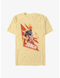 Marvel Rivals Human Torch Big Fire Garment Dye T-Shirt