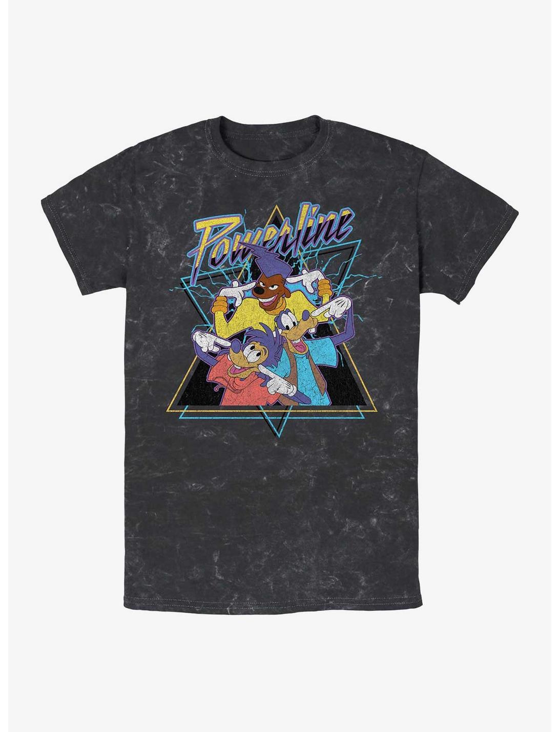 Disney A Goofy Movie Powerline Goof Group Mineral Wash T-Shirt