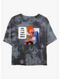 Disney A Goofy Movie Tower Of Cheeza Girls Tie-Dye Crop T-Shirt