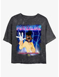 Disney A Goofy Movie Powerline Stand Out Tour '95 Girls Mineral Wash Crop T-Shirt