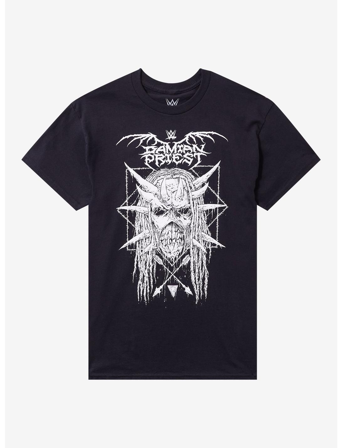 WWE Damian Priest Horned Skull T-Shirt By Riddick