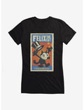 Felix The Cat The Original Movie Cat Poster Girls T-Shirt
