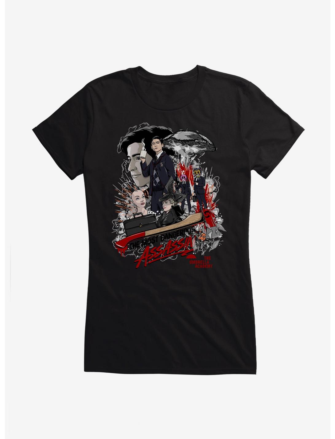 The Umbrella Academy The Most Dangerous Assassin Girls T-Shirt