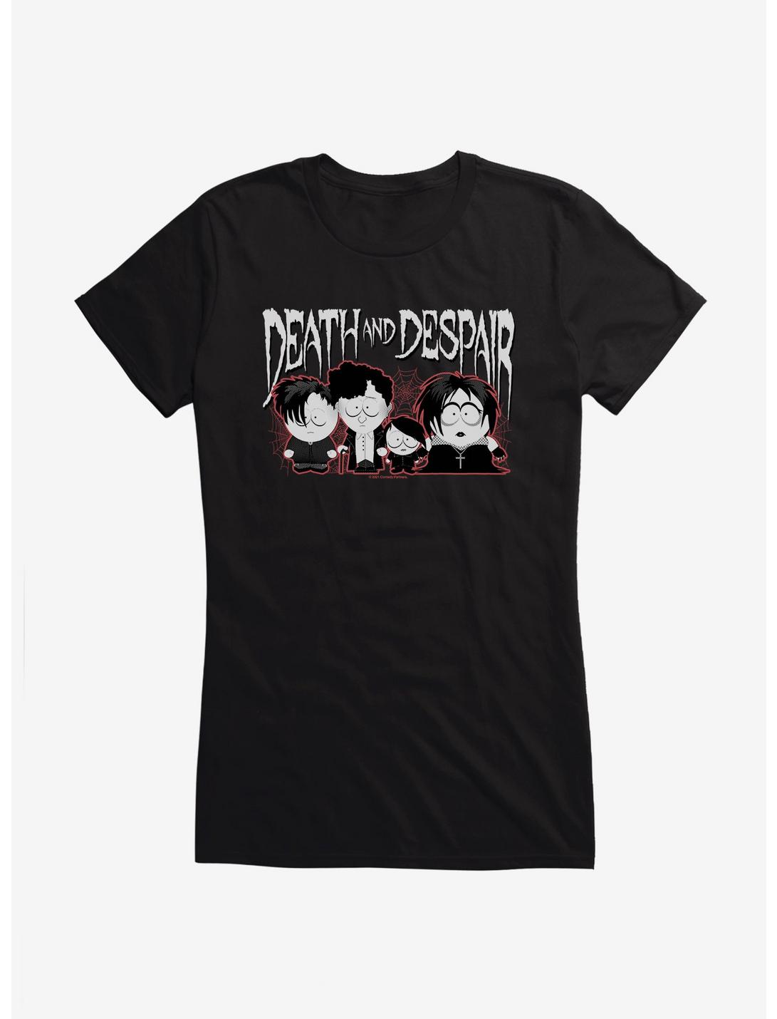 South Park Goth Kids Death And Despair Girls T-Shirt