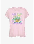 Star Wars The Mandalorian May The Grogu Girls T-Shirt