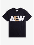 All Elite Wrestling Metallic Logo T-Shirt
