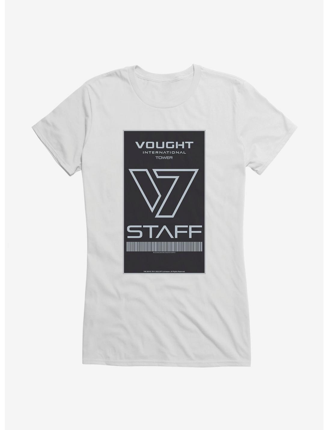 The Boys Vought Intl Tower Staff Badge Girls T-Shirt