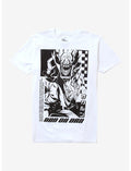 Dandadan Okarun Black & White Jumbo Print T-Shirt