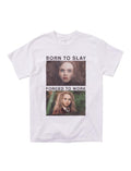 M3GAN 2.0 Born To Slay Forced To Work T-Shirt