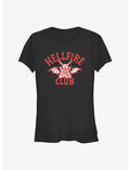 Stranger Things Devil Hellfire Club Logo Girls T-Shirt
