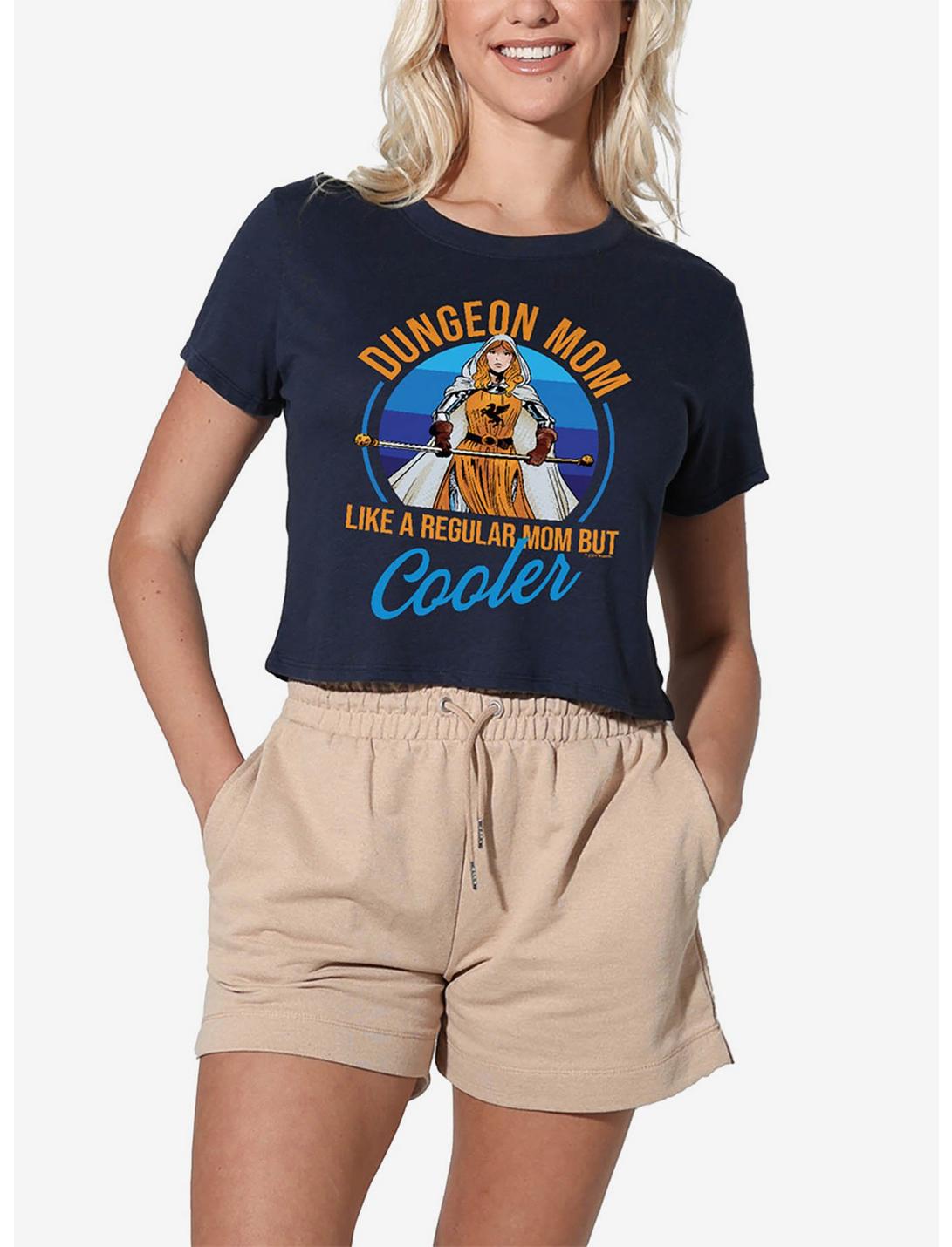 Dungeons & Dragons Dungeon Mom Girls Crop Top T-Shirt
