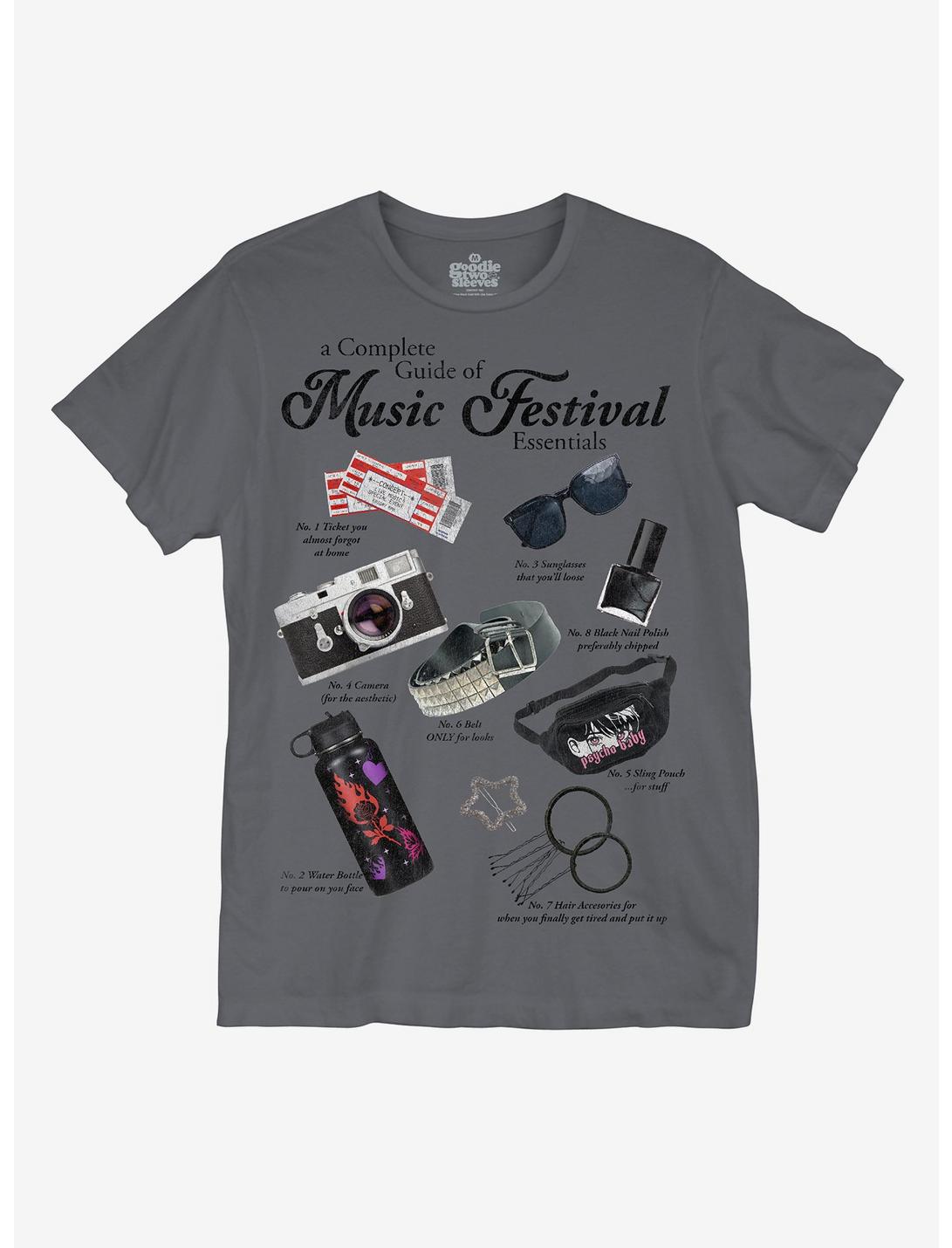 Music Festival Essentials Guide Girls T-Shirt