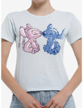 Disney Stitch & Angel Kiss Girls Baby T-Shirt