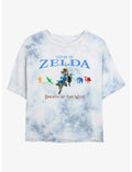 The Legend Of Zelda: Breath Of The Wild Divine Beasts Girls Tie-Dye Crop T-Shirt