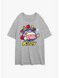 Nintendo Kirby Dreaming Food Girls Oversized T-Shirt