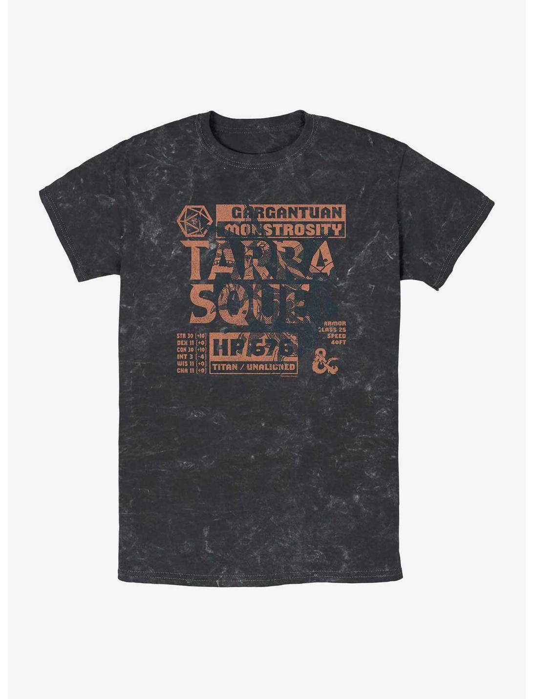 Dungeons & Dragons Terrasque Monster Stats Mineral Wash T-Shirt