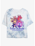Dungeons & Dragons Monsters Cutest In The Realm Girls Tie-Dye Crop T-Shirt