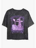 Dungeons & Dragons Seek Magic In Neverwinter Girls Mineral Wash Crop T-Shirt