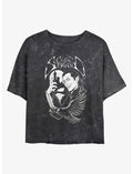 Dungeons & Dragons Death Metal Strahd Girls Mineral Wash Crop T-Shirt