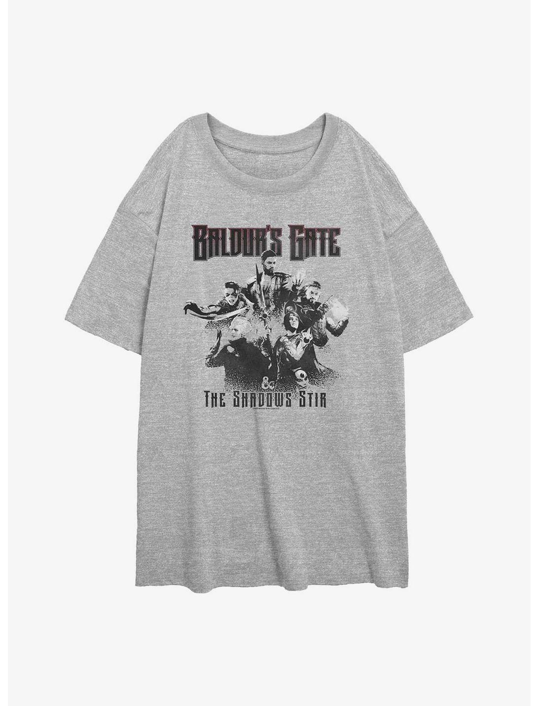 Dungeons & Dragons Baldur's Gate The Shadows Stir Girls Oversized T-Shirt