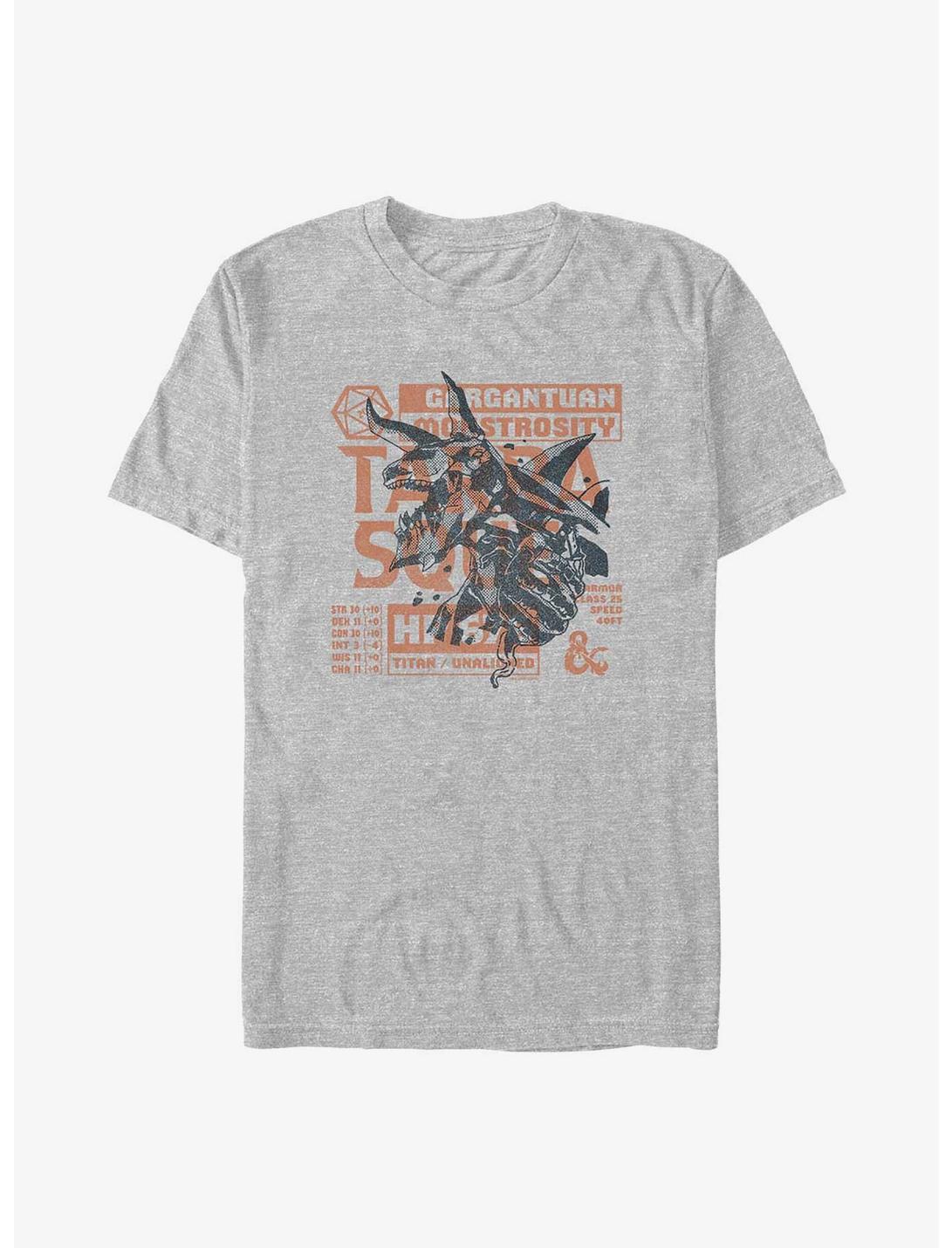 Dungeons & Dragons Terrasque Monster Stats T-Shirt
