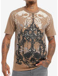 Winged Skulls & Gothic Cross T-Shirt