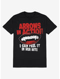 Arrows In Action Vampire Bite T-Shirt Hot Topic Exclusive
