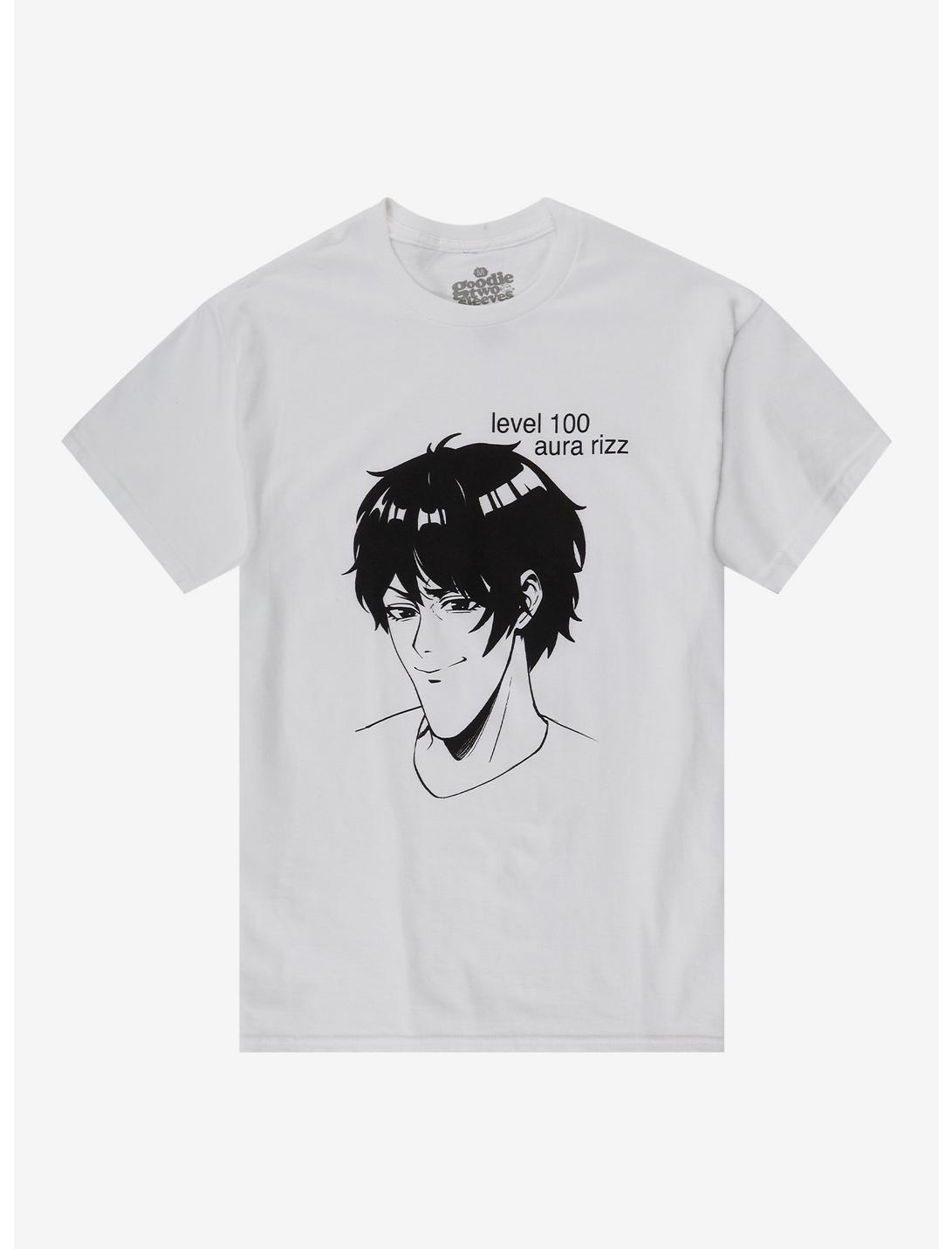 Level 100 Aura Rizz T-Shirt By Goodie Two Sleeves