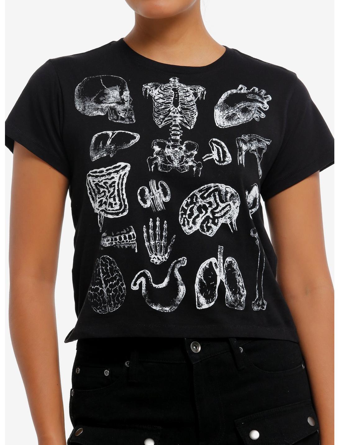 Anatomy Grid Girls Baby T-Shirt By Goodie Two Sleeves
