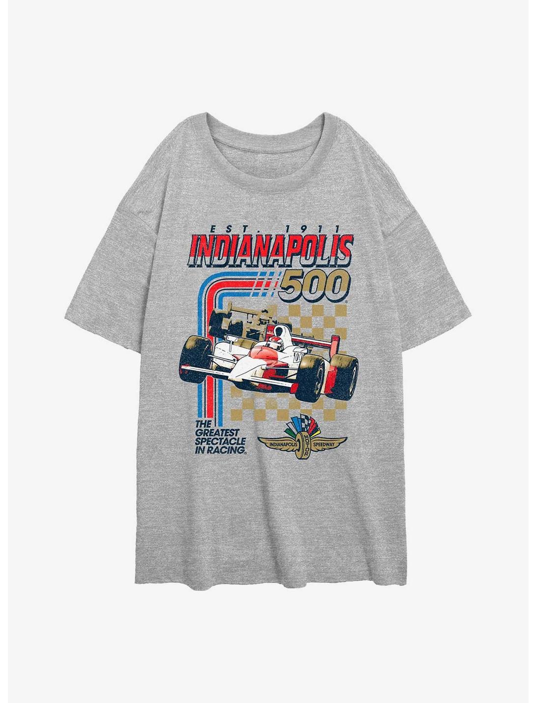 Indianapolis 500 Racing Stripes Girls Oversized T-Shirt