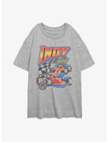 Indianapolis 500 Vinatge Racing Girls Oversized T-Shirt