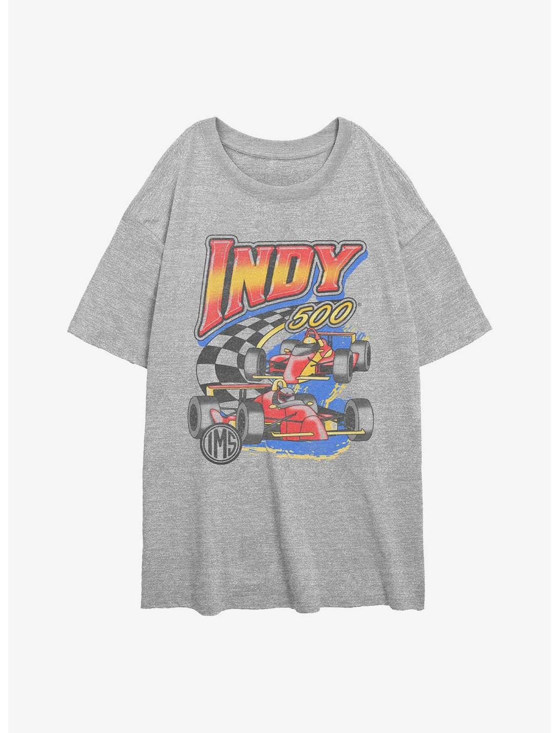 Indianapolis 500 Vinatge Racing Girls Oversized T-Shirt
