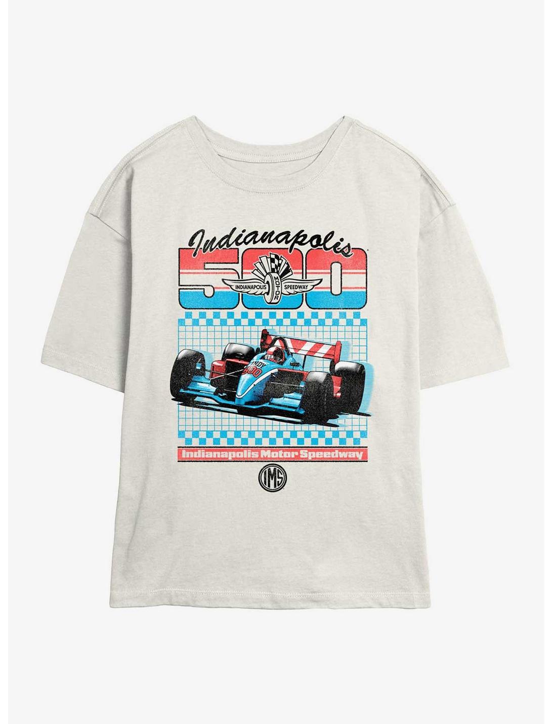 Indianapolis 500 Retro Sport Girls Skimmer T-Shirt