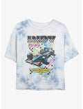 Indianapolis 500 90's Vibe Girls Tie-Dye Crop T-Shirt