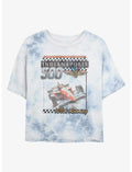 Indianapolis 500 108Th Running Girls Tie-Dye Crop T-Shirt