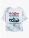 Indianapolis 500 Retro Sport Girls Tie-Dye Crop T-Shirt