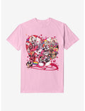 Hazbin Hotel Pride Heart Garment Dye T-Shirt