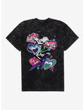 Hazbin Hotel Sweet Angel Love Angel Dust Mineral Wash T-Shirt