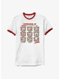 Courage the Cowardly Dog Cowardly Expressions Ringer T-Shirt