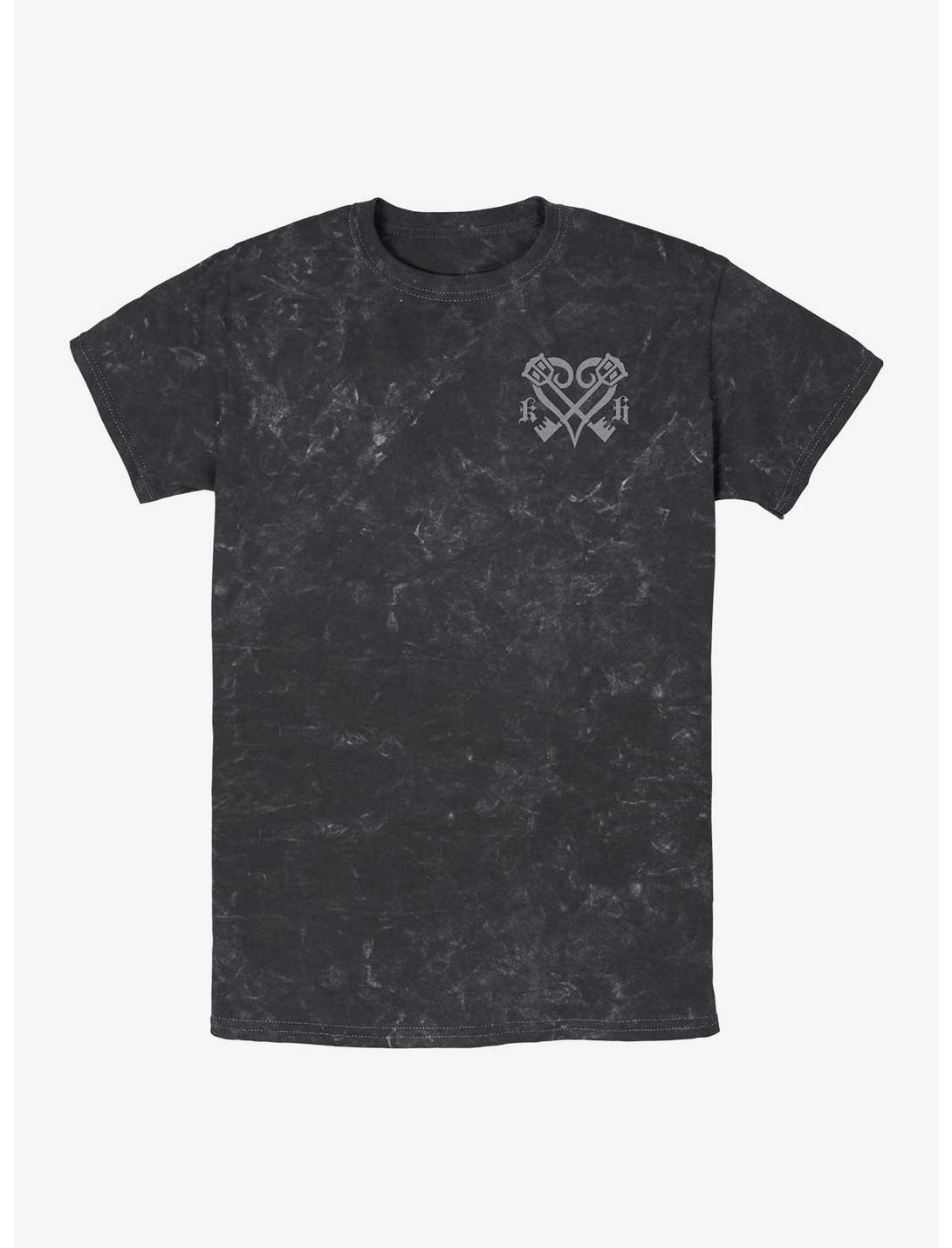 Disney Kingdom Hearts Kingdom Hearts Crest Mineral Wash T-Shirt