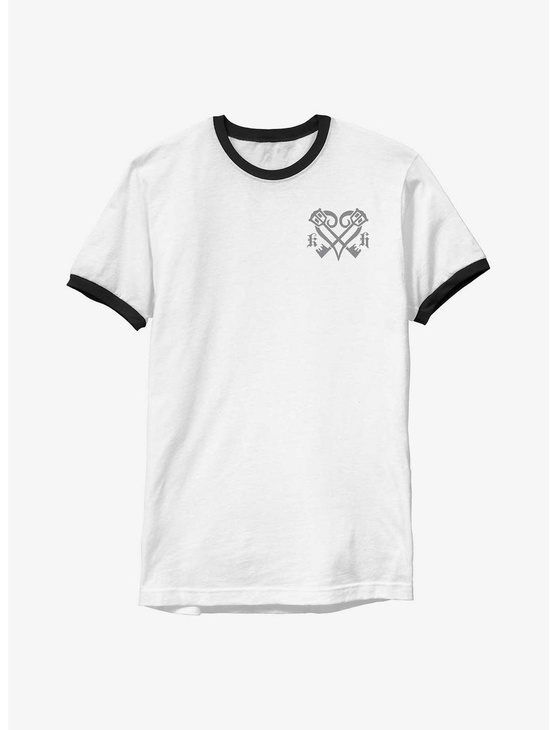 Disney Kingdom Hearts Kingdom Hearts Crest Ringer T-Shirt