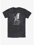 Harry Potter Thestral Moon Mineral Wash T-Shirt