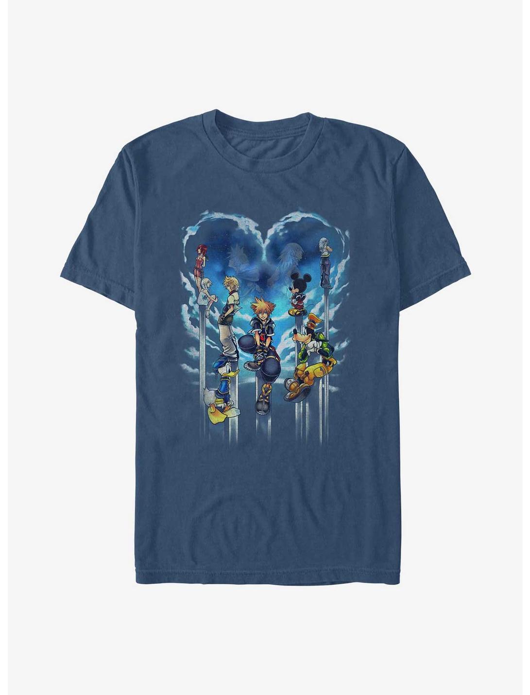 Disney Kingdom Hearts Clouded Horizon Garment Dye T-Shirt