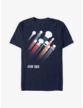 Star Trek Ship Streaks T-Shirt