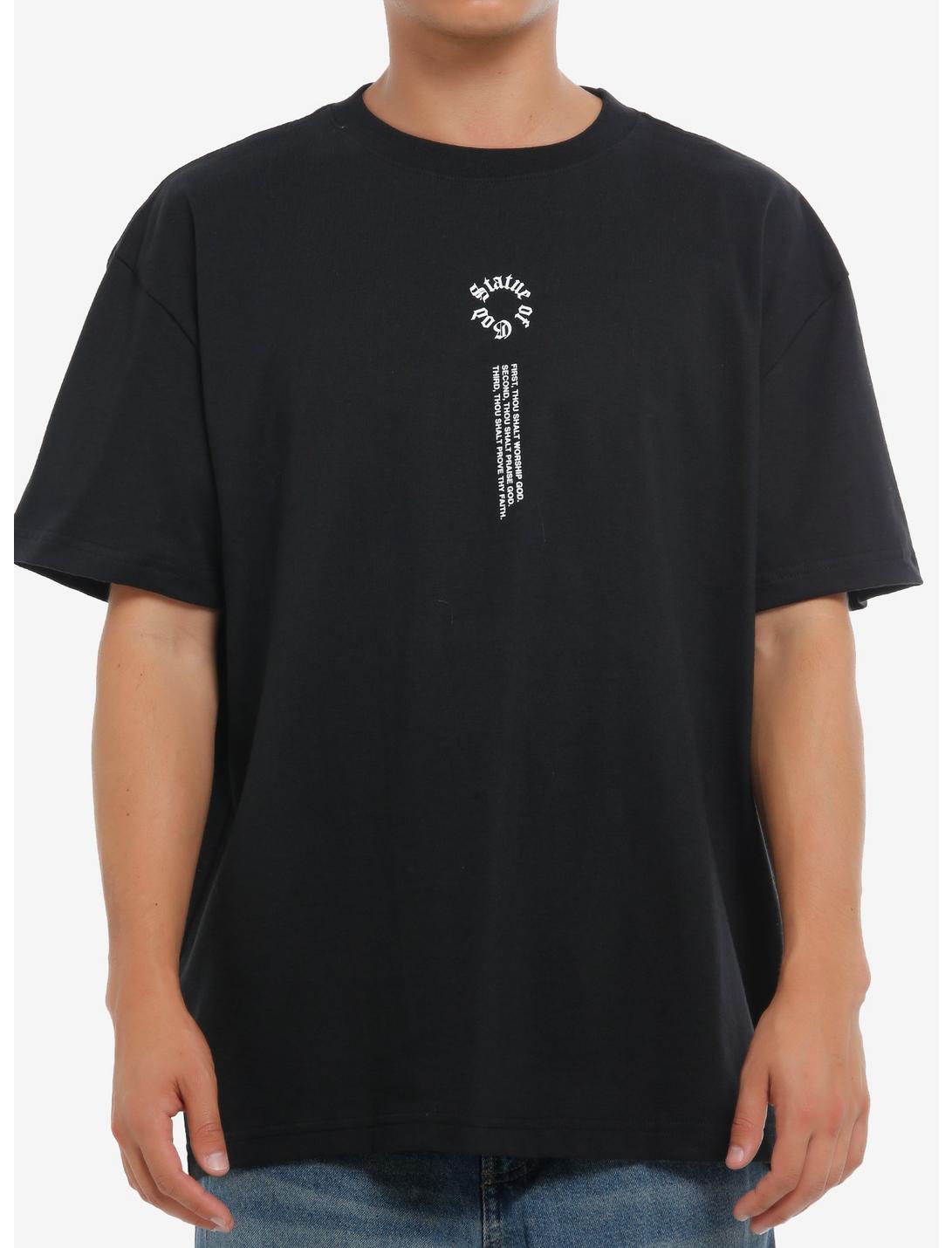 Solo Leveling Statue Of God Double-Sided Boxy T-Shirt