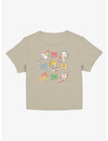 Rainbow Brite Cutie Bow Grid Girls Baby T-Shirt
