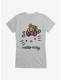 Hello Kitty Jungle Paradise Stencil Outline Girls T-Shirt