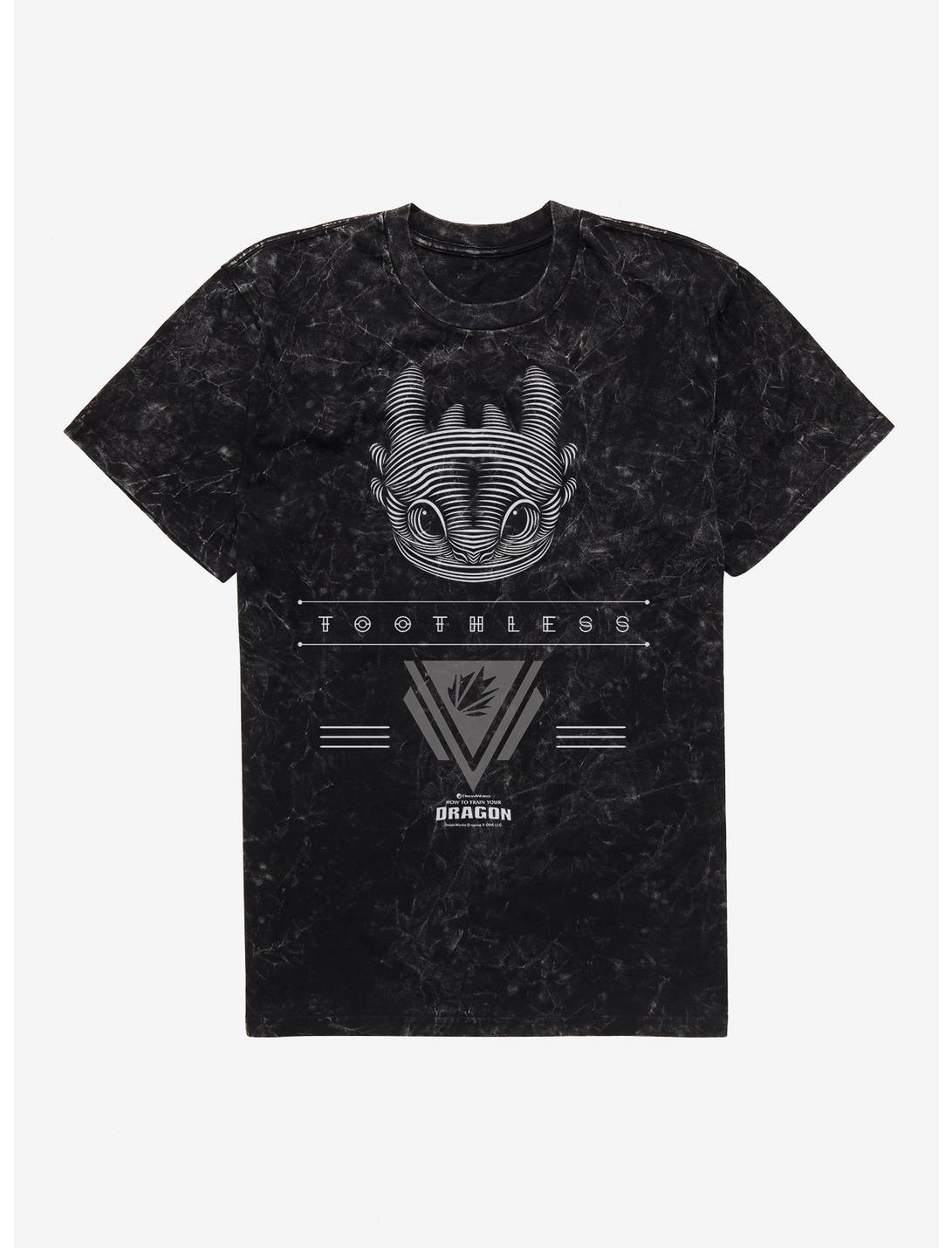 How To Train Your Dragon Toothless Mineral Wash T-Shirt