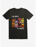 Five Nights At Freddy's Character Panels Extra Soft T-Shirt
